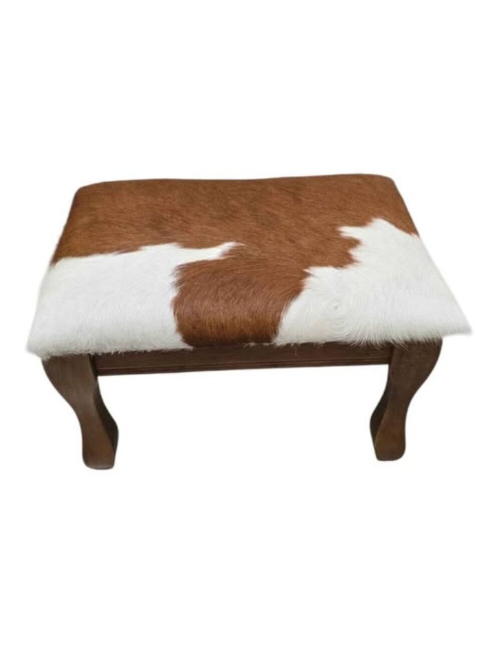 Footstool Genuine Cowhide Herefored